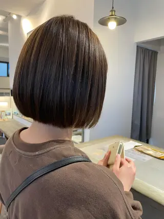 ショート カラー ♡透明感カラー/ 梅田美容室/RIKAのヘアスタイル
