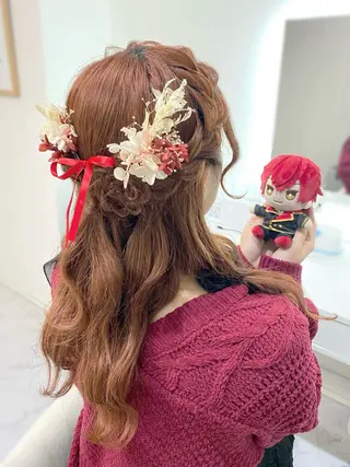 ロング ヘアセット専門店 Rのヘアスタイル