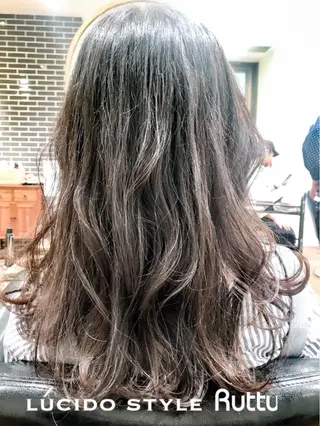 ロング カラー アザマ　ヤスカツ _rosso 川口のヘアスタイル