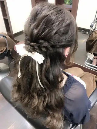 ロング ヘアアレンジ 沢田 瞳のヘアスタイル