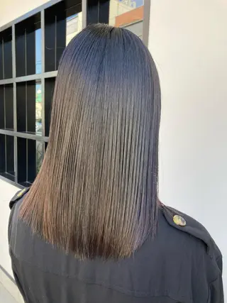 ミディアム Larry🌼中下 美香のヘアスタイル