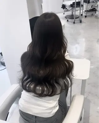 ロング カラー 石川 裕将のヘアスタイル