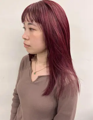 ロング カラー タケ/ボブショート モデル募集のヘアスタイル
