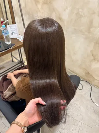 ロング カラー ツヤカラー🫧Sae ネイルモデル募集中のヘアスタイル