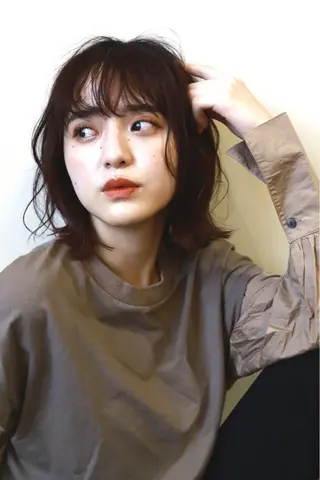 セミロング [渋谷美容師] 玲弥のヘアスタイル