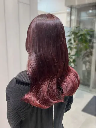 ミディアム カラー ヘアアレンジ 完全💗マンツーマン marinのヘアスタイル