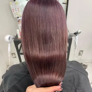 セミロング カラー パーマ ヘアアレンジ メンズ キッズ ネイル マツエク・マツパ アイブロウ mona/ ストレートスタイル✨のヘアスタイル