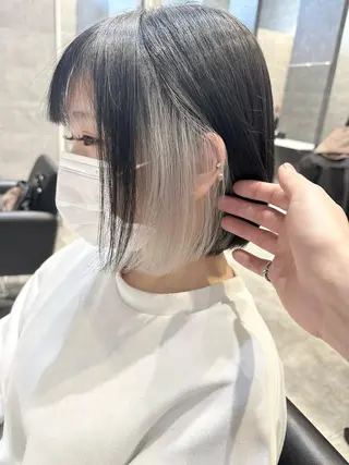 ショート カラー _WHITE /藤田唯生のヘアスタイル