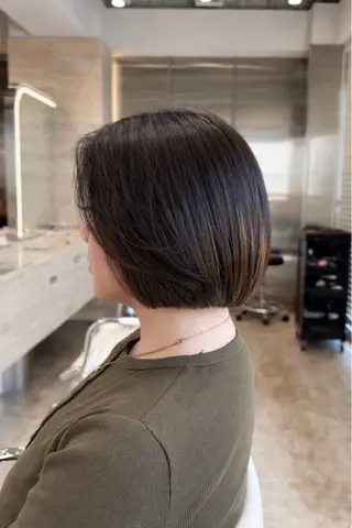 カラー Over hair_ misakiのヘアスタイル