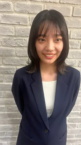 ミディアム 【美ボブ.艶カラー. 梅田茶屋町】midoのヘアスタイル