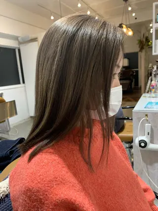 ミディアム カラー ヘアアレンジ メンズ ネイル Sia中野新橋 『JUNYA』のヘアスタイル