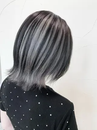 ミディアム カラー 伴藤 寿男のヘアスタイル