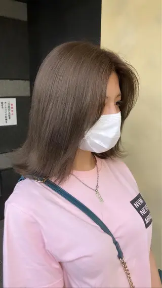ミディアム 酸性ストレート 🇰🇷しゅうのヘアスタイル