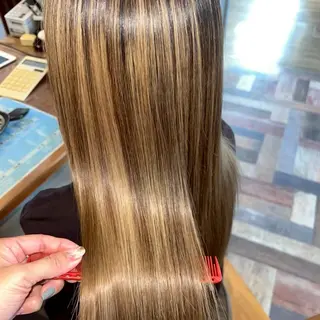 ロング 北村 理奈のヘアスタイル