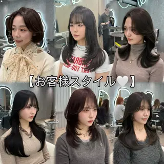 ロング カラー ヘアアレンジ 大宮‎縮毛矯正🩵 レイヤー　佐藤和のヘアスタイル
