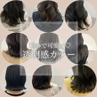 ロング カラー SAKINO. ベージュカラーのヘアスタイル