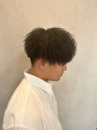 ショート メンズ TELA HAIR 副代表RIKUのヘアスタイル