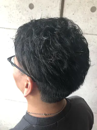 パーマ メンズ 福森 みずきのヘアスタイル