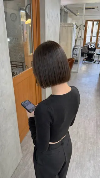 ミディアム 久村 泰生のヘアスタイル