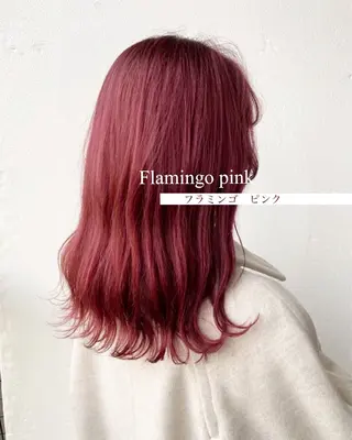 ミディアム カラー 金安 かんたのヘアスタイル