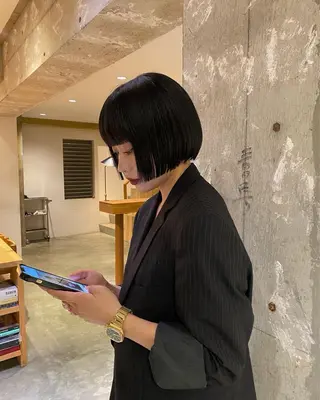 ショート パーマ 中川楓馬/ メンズヘアのヘアスタイル