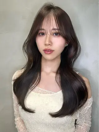 セミロング 大宮韓国ハッシュ🪽 GLROWseriのヘアスタイル