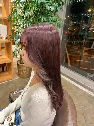 ロング カラー 暖色カラー/美髪矯正 /フクダ モエ🐿のヘアスタイル