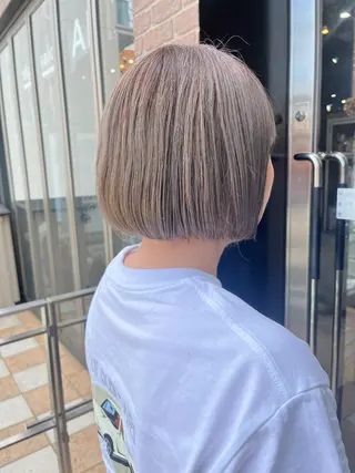 ショート カラー メンズ 久木原 ゆりのヘアスタイル