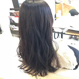 ロング カラー 金子 富士のヘアスタイル