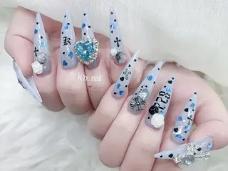 ネイル K.bi_nail ネイル長さ出し専門店のネイルデザイン