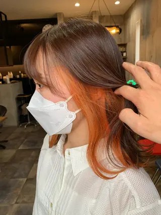 セミロング yoshihara yuukiのヘアスタイル