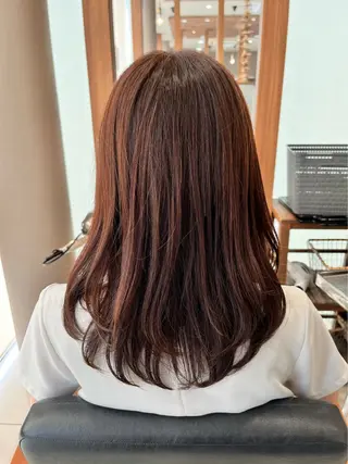 セミロング カラー ディレクター ノナカのヘアスタイル