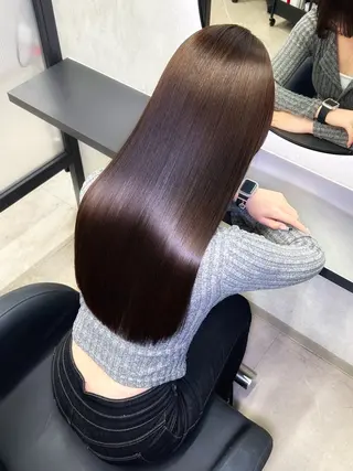 ロング カラー 新宿/美髪矯正 髪質改善/韓国風山本のヘアスタイル