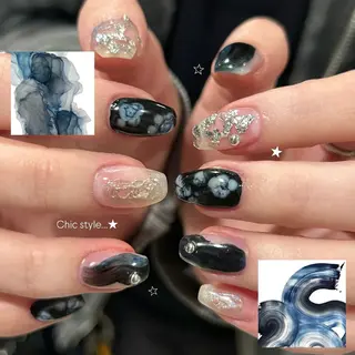 ネイル ASA nail / アート☀︎ニュアンスのネイルデザイン