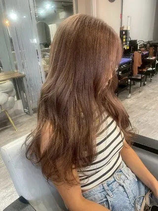 ロング シェリー淀屋橋肥後橋店所属・韓国風/ハイトーン sherryのヘアスタイル