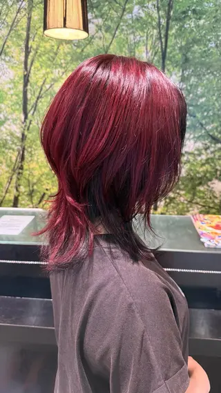 ミディアム カラー 🎨 SHIORI🥀のヘアスタイル