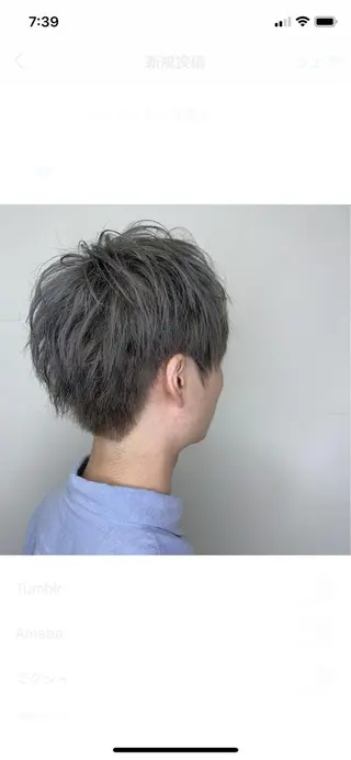 カラー メンズ 艶髪クリエイター🪽 秋田 聖也のヘアスタイル