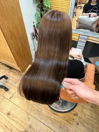 ロング ⚪️髪質改善 縮毛 店長 コウ⚪️のヘアスタイル