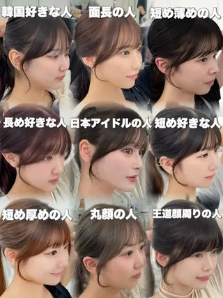 ロング カラー 韓国ヘア/レイヤー/ 顔まわり足立遥奈のヘアスタイル