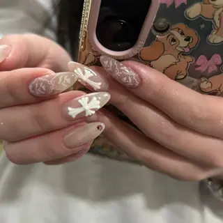 ネイル パラあり！フィルイン 美フォルムのネイルデザイン