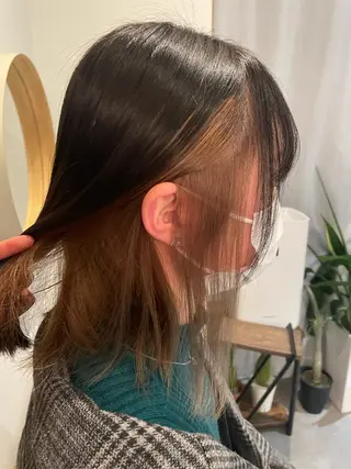 ロング カラー くびれミディアム/似 合わせ/鎌倉/edAのヘアスタイル