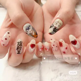 ロング ネイルJaol 池袋のネイルデザイン