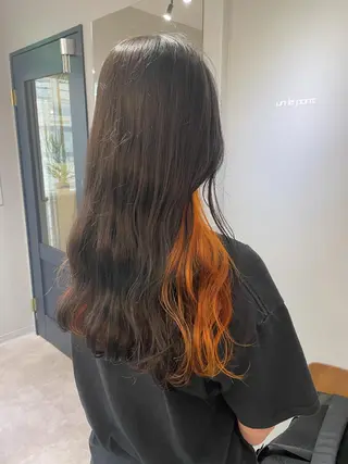 ロング カラー ヘアアレンジ cherir髪質改善 パーソナルカラー診断のヘアスタイル