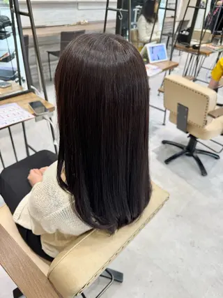 ロング カラー ブリーチなしwカラー /艶カラー/oukaのヘアスタイル