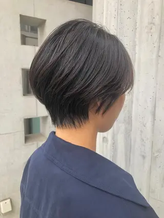 ショート 上品な大人レイヤー 🍀渋谷🍀濱口敬太のヘアスタイル