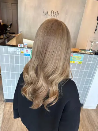 ロング カラー topstylist Risa🩵のヘアスタイル