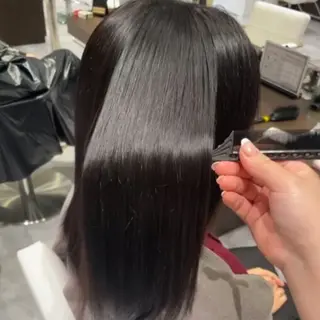セミロング Ash 武蔵新城店のヘアスタイル