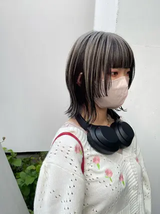 ミディアム カラー メンズ Ikeda Uのヘアスタイル