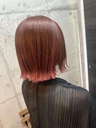 ミディアム カラー 保井 実奈美のヘアスタイル