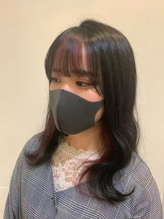 カラー ✄折橋 彩花🐶🍑のヘアスタイル